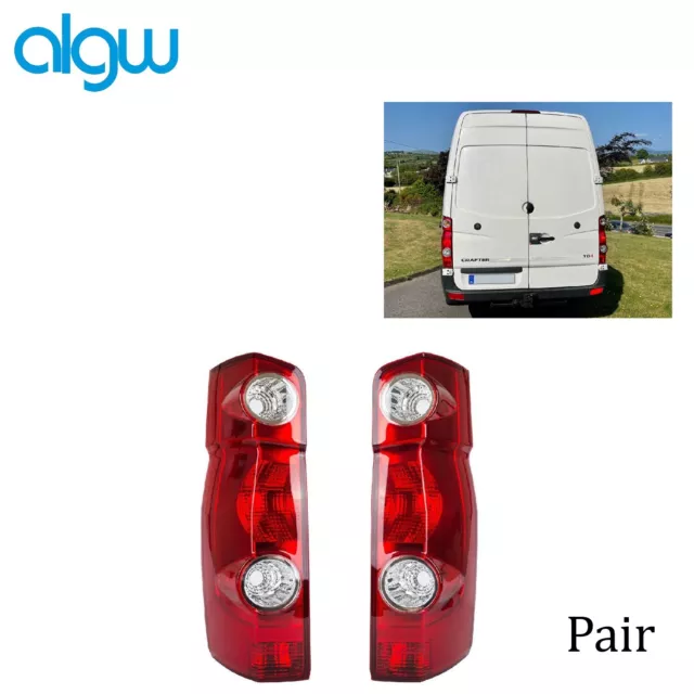 FIT Rear Tail Light Lamp Pair Left & Right for Volkswagen Crafter 2006 on M245