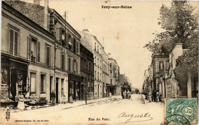 CPA IVRY-sur-SEINE Rue du Parc (869474)