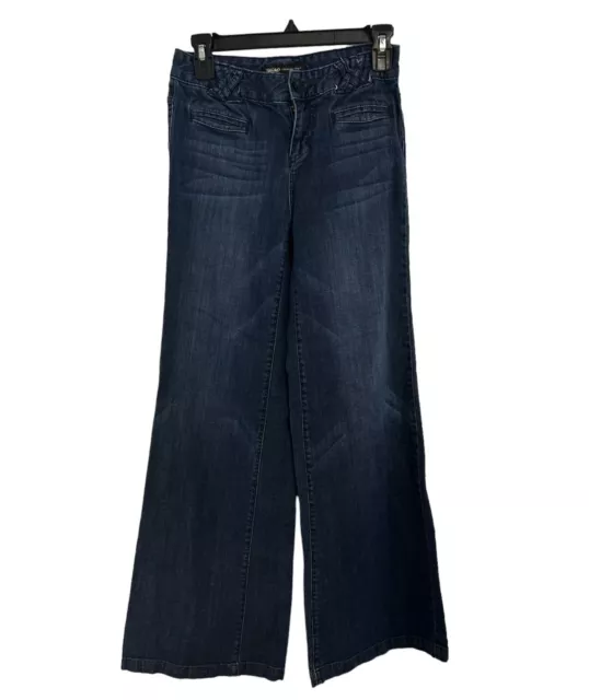 Mossimo premium denim wide leg jeans womens size 2