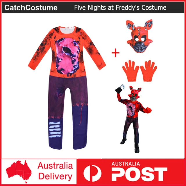 FIVE NIGHTS AT Freddy's FNAF Costume Kid's Suit Jumpsuit Halloween ...