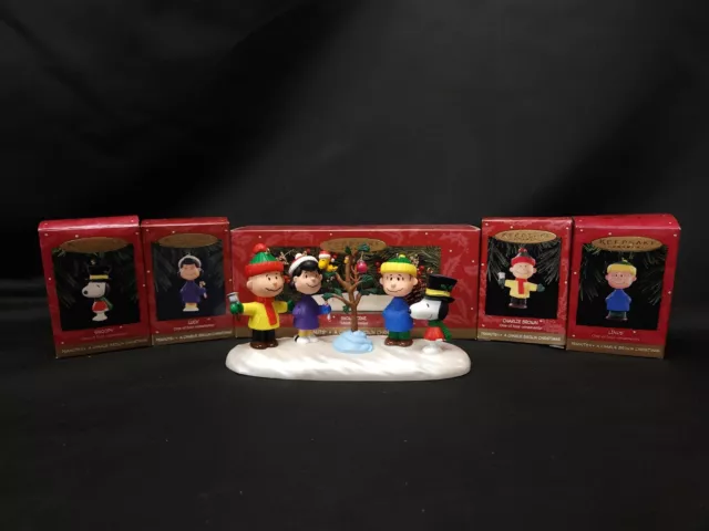 Hallmark Keepsake Ornament 1995 "A Charlie Brown Christmas" Complete Set of 5