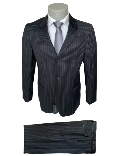 ABITO UOMO CALVIN KLEIN taglia 46 regular nero a righe in fresco lana 70 EUR 199 00 PicClick IT
