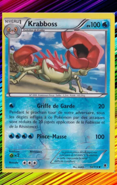Krabboss Reverse - XY4:Spectral Force - 14/119 - New French Pokemon Card