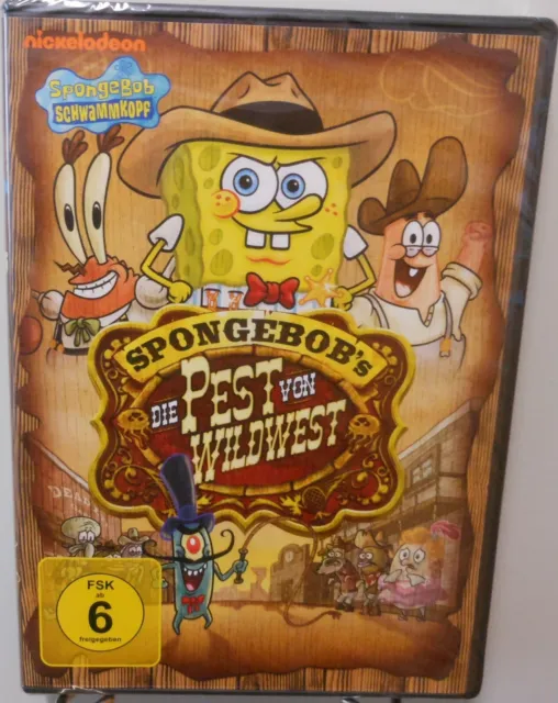 Spongebob Schwammkopf DVD Die Pest von Wildwest 7 kultige Folgen der Serie #T533