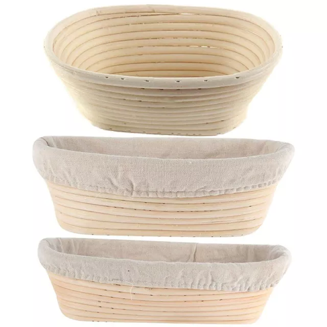 Oval Round Bread Banneton Proofing Baskets Sourdough 10Inc Dough New Baking Tool