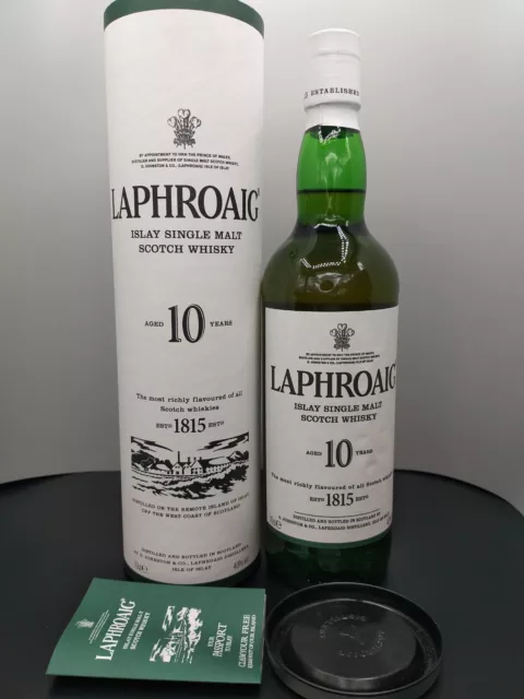 Laphroaig 10 Years Islay Single Malt Scotch Whisky 40% Alkohol Scotland OVP