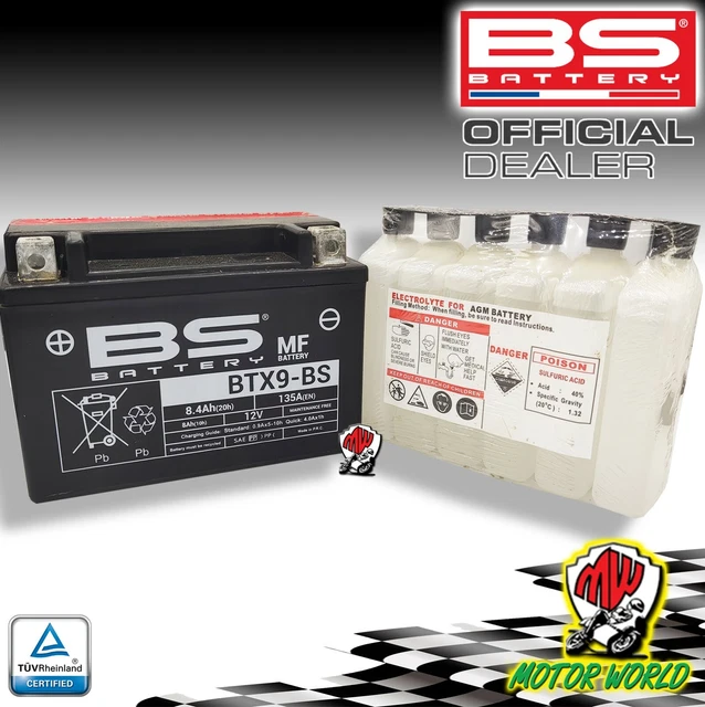 MotoBatt MBTX9U Motor Accu voor BMW R 1200 GS