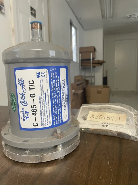 Sporlan C-485-G T/C 5/8" ODF Catch-All Liquid Line Replaceable Core Filter Drier