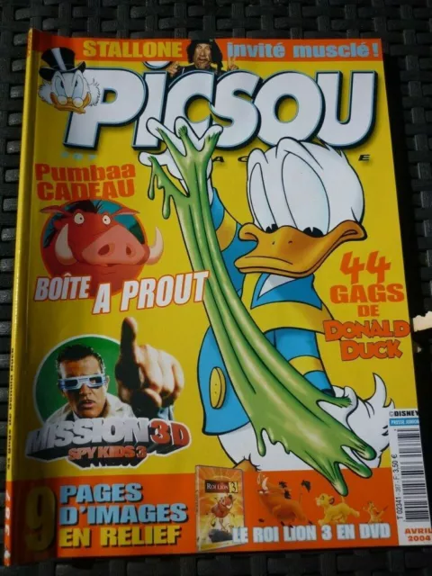 PICSOU magazine N°387 / DISNEY HACHETTE PRESSE  04-2004