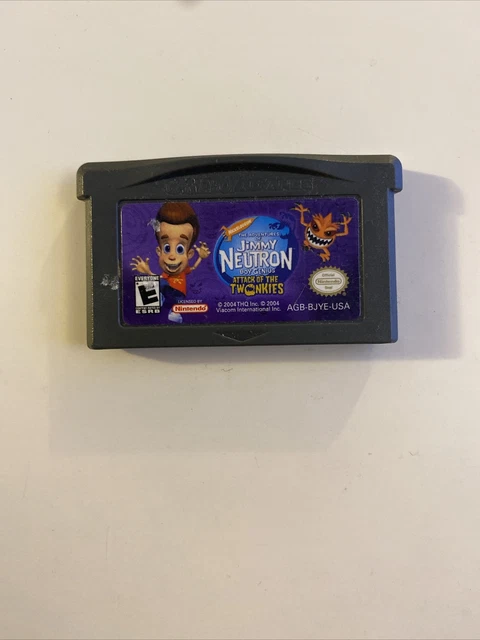 Gameboy Advanced Genius JIMMY NEUTRON BOY Genius Attack of the Twonkies (Nintendo Game Boy ...