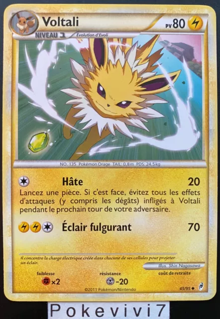 Carte Pokemon VOLTALI 45/95 Unco L'Appel des Légendes FR