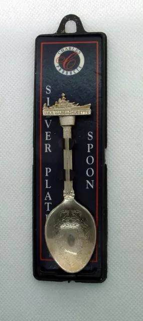 USS Massachusetts Souvenir Collectors Spoon Silver Plated By Charles Products