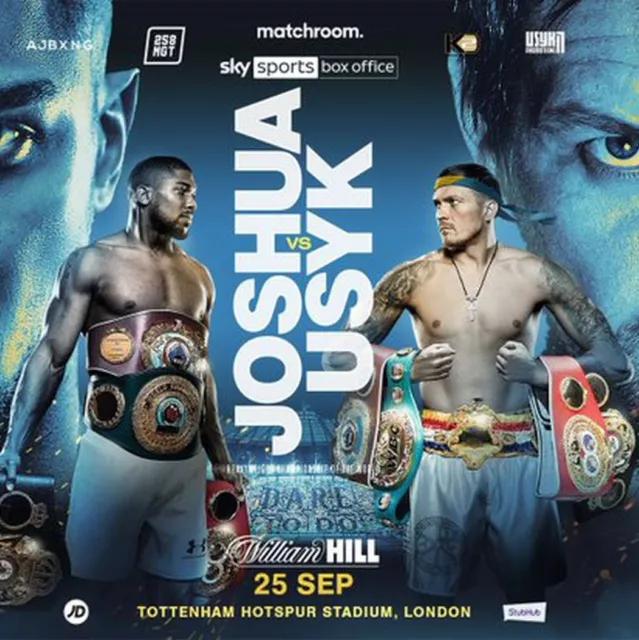 Anthony Joshua Vs Oleksandr Usyk Official On Site Boxing Programme 25H Sept 2021