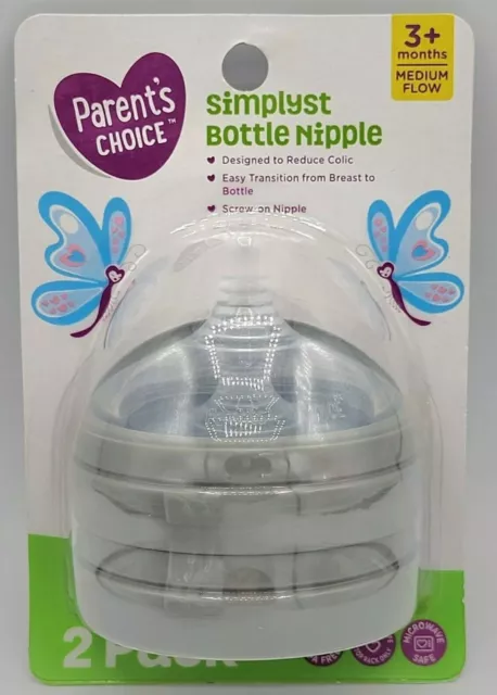 Parents choice simplyst bottle nipple 2