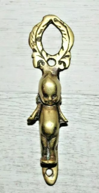 Brass door knocker – Rose O'Neill Kewpie original