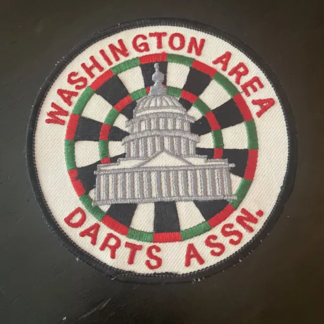 Washington DC Vintage Washington area darts Association patch- Aprox 1970’s