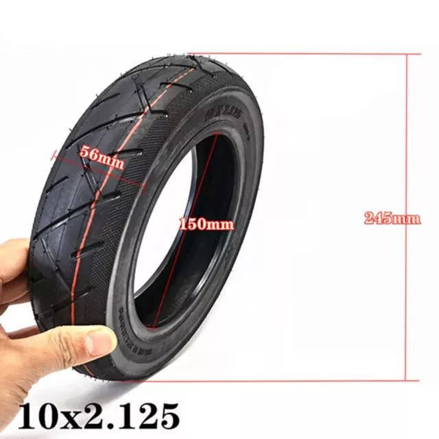 For Electric Scooter Tubeless Tyre Off-road Tire 10X2.0-6.1 540g