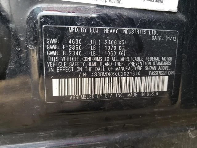 Fuse Box Engine Compartment Fits 10-14 LEGACY 8189631