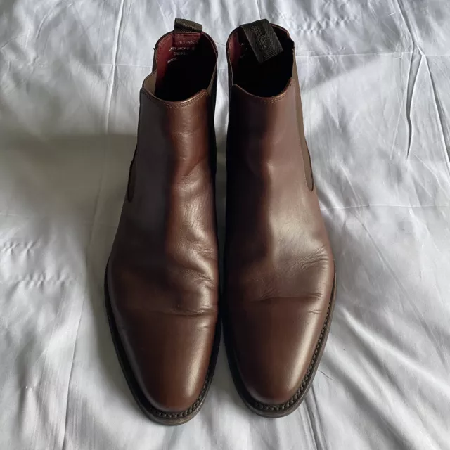 DESIGN LOAKE HUTCINSON Mens calf Leather Chelsea/Ankle Boots Size 8/ 42 ...