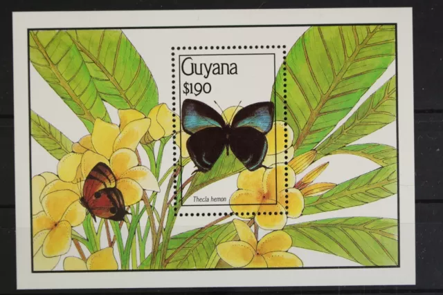 Guyana, farfalle, n. Michel Blocco 103, nuovo di zecca - 616264