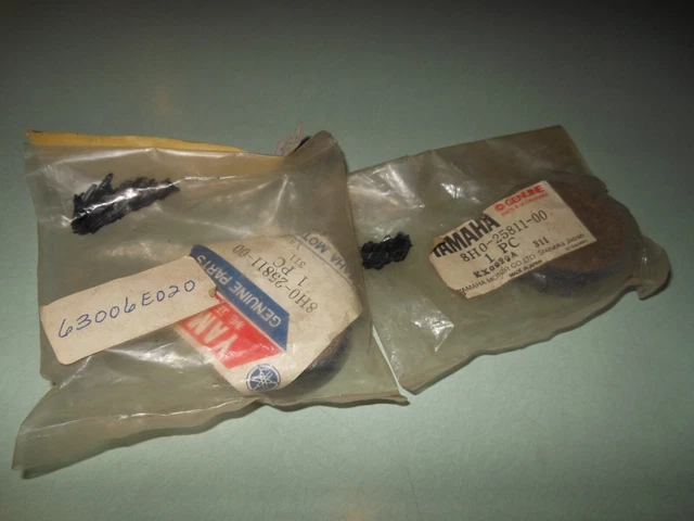 NOS OEM Yamaha XL540M SR540M ++ Snowmobile Brake Pad Qty. Pair # 8H0-25811-00-00