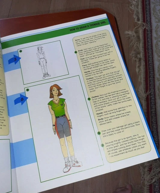 DRAWING GUIDE BOOK HOW TO DRAW PEOPLE (Easy Step by Step Drawing) £4.99 ...