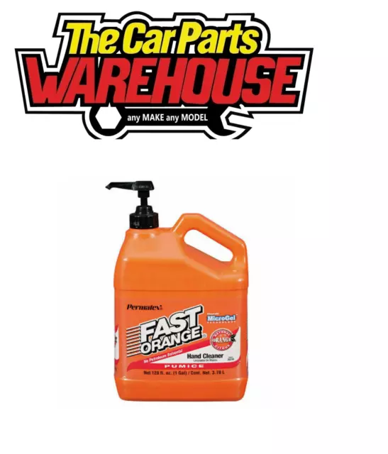 Permatex Fast Orange Pumice Lotion Workshop Garage Hand Scrub Cleaner 3.7 Litre