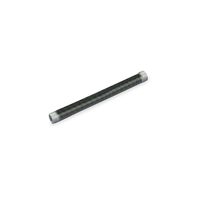 GRAINGER APPROVED 586-180GR Black Pipe,Threaded,1-1/4x18 In