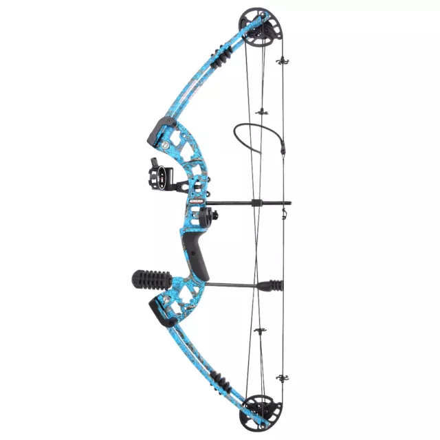 Compound Bogen Pfeile Set 30-55lbs Einstellbare Sportbogen Bogenschießen Jagd 3