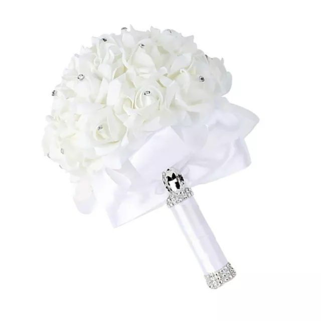 Chic Bouquet Rosa Bianca per Matrimoni Elegante