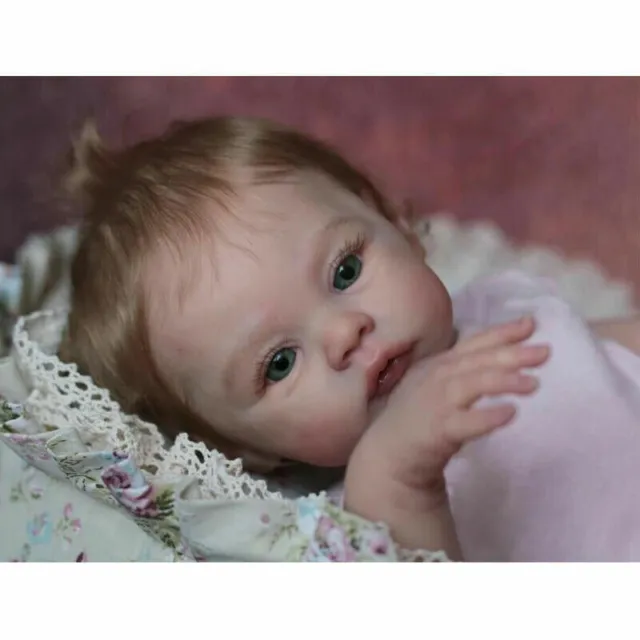 Bambola neonata 19"" carina rinata bambina corpo vinile neonato bambole realistiche regalo di Natale