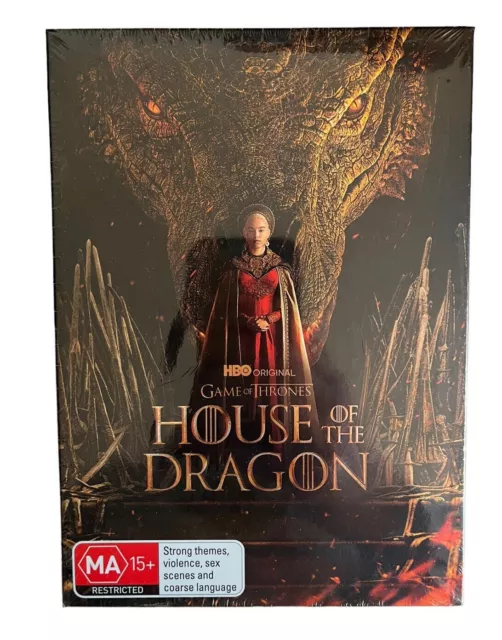 Game Of Thrones - House Of The Dragon Complete Season 1 Region 4 DVD New Sealed