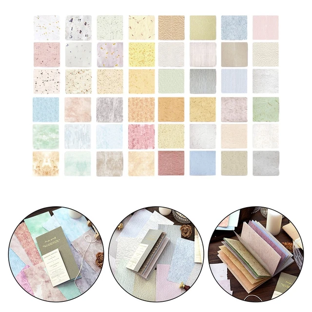 Lot de 2 paquets de papier de scrapbooking vintage et d'autocollants