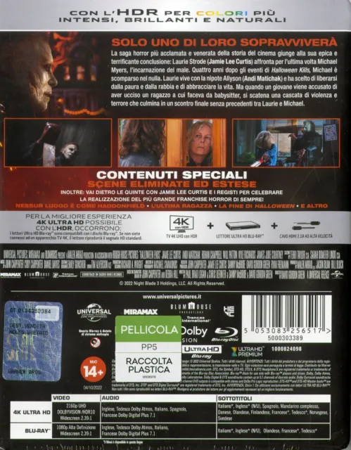 Halloween Ends. 4K Ultra- HD (2022) 2 blu ray Steelbook 2