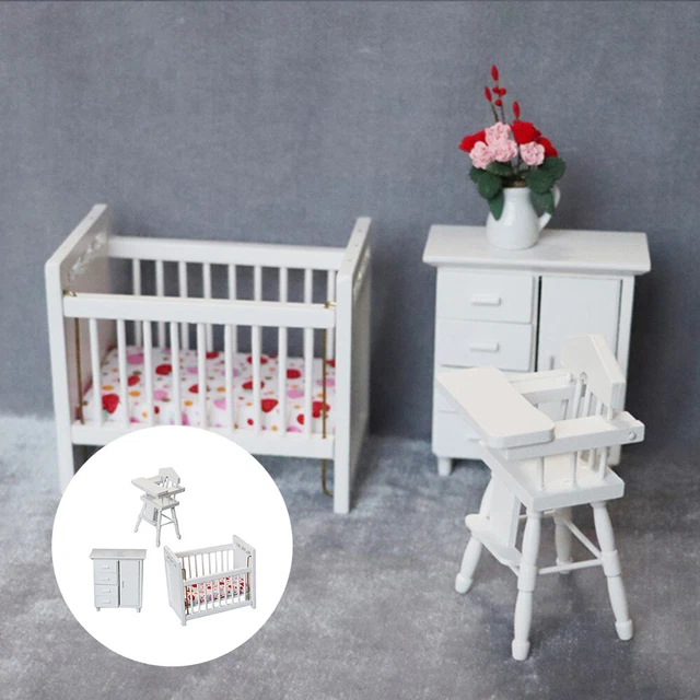 Modelo de muebles maderas mini mueble muñeca juguete marcar blanco