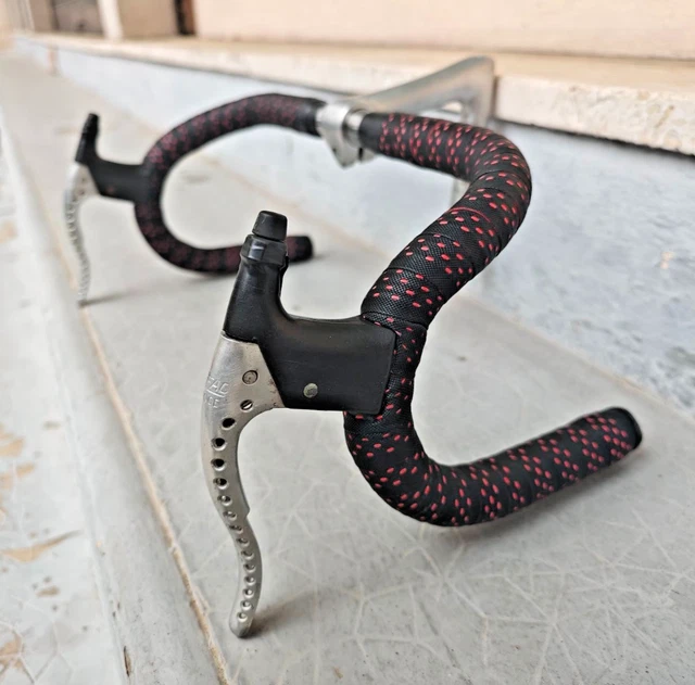 Cintre guidon vélo de course ancien vintage acier chromé