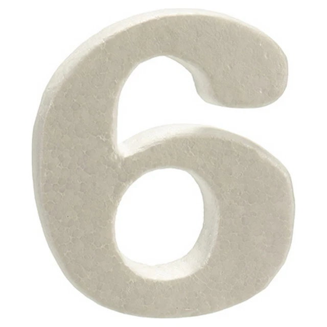 Número 6 Poliestireno
