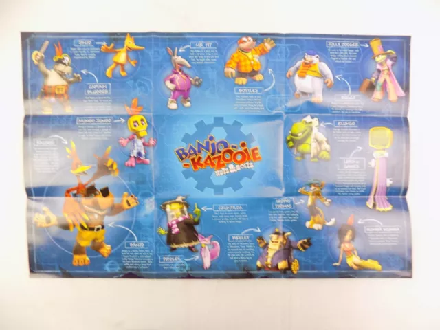 Xbox 360 Banjo Kazooie Nuts & Bolts Promotional Poster 2