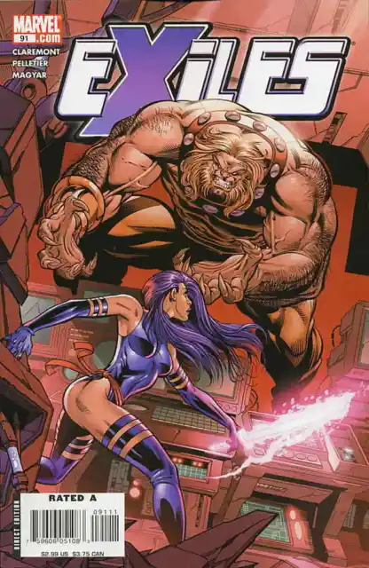 Exiles (Marvel) #91 VF/NM; Marvel | Chris Claremont Psylocke - we combine shippi