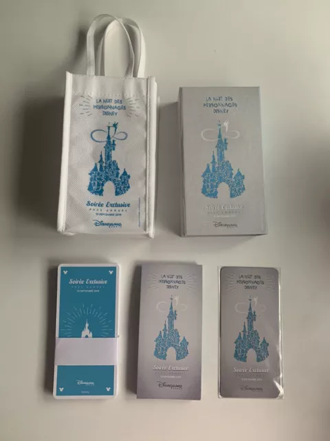 Coffret Goodies Soirée Exclusive Pass Annuel 2019 Disneyland Paris La Nuit Des P