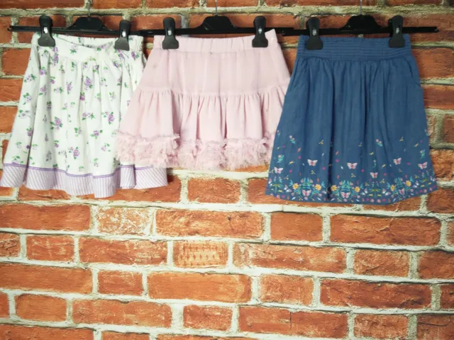 Girls Bundles Aged 4-5 Years Monsoon Joules Fatface Pretty Skirts Floral 110Cm