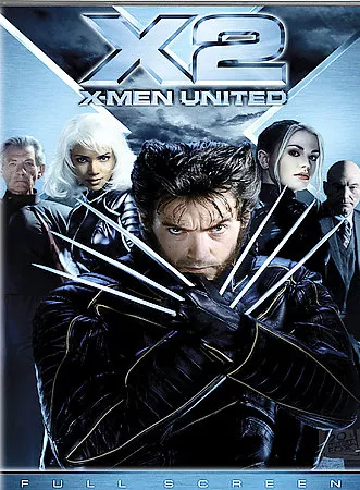 X2: X-Men United (2-discs DVD, 2003, Full Screen) Bilingual