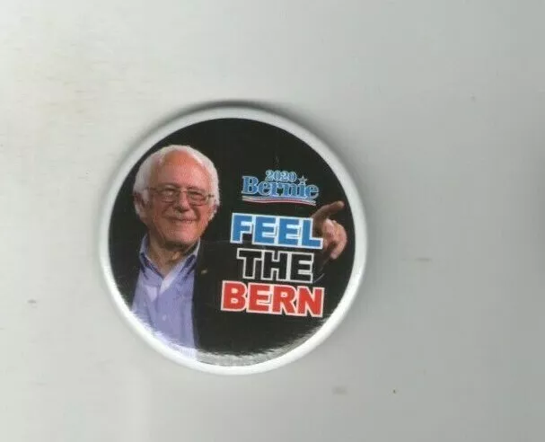 2020 pin BERNIE SANDERS pinback PRESIDENT Campaign FEEL the BERN