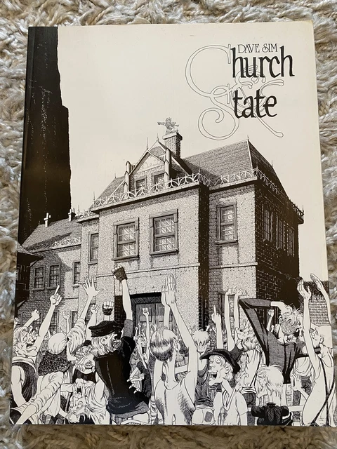 CEREBUS THE AARDVARK Vol. 3 CHURCH AND STATE Dave Sim TP TPB GN 1st Print 1987