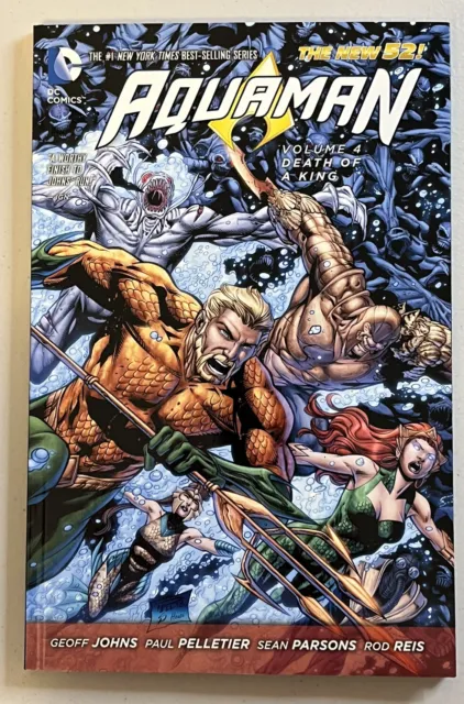 Aquaman New 52 Vol 4 Death of A King Softcover TPB Graphic Novel Geoff Johns