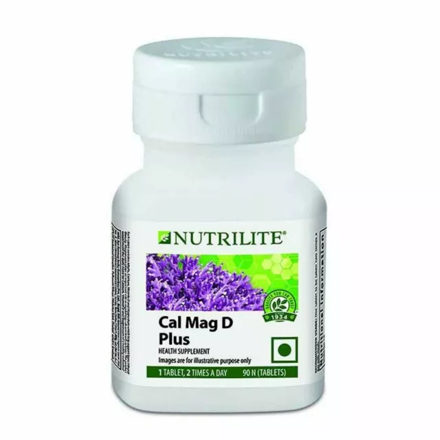Amway Nutrilite Calcium 90 Tablets New Name Cal Mag D Plus Alfaalfa Calcium