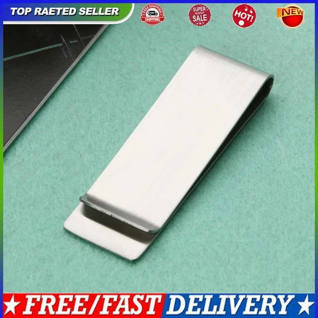 5pcs Wallet Money Spring Clips Insert Bar Replacement Spring Money Cash Clips Bar Replacement 70mm For Bifold Leather Wallet Purse Credit Card Holder