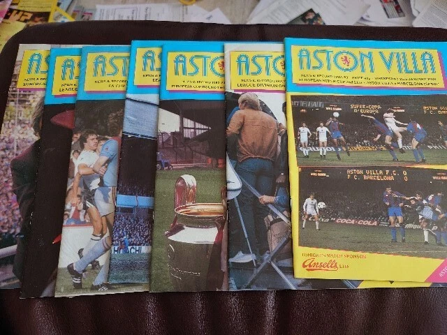 ASTON VILLA PROGRAMMES 198283 Season £5.00 PicClick UK