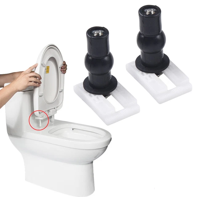 2X VITI CERNIERA Coperchio WC in Plastica per Sedili WC Accessori di Ricambio EUR 9,54 - PicClick IT