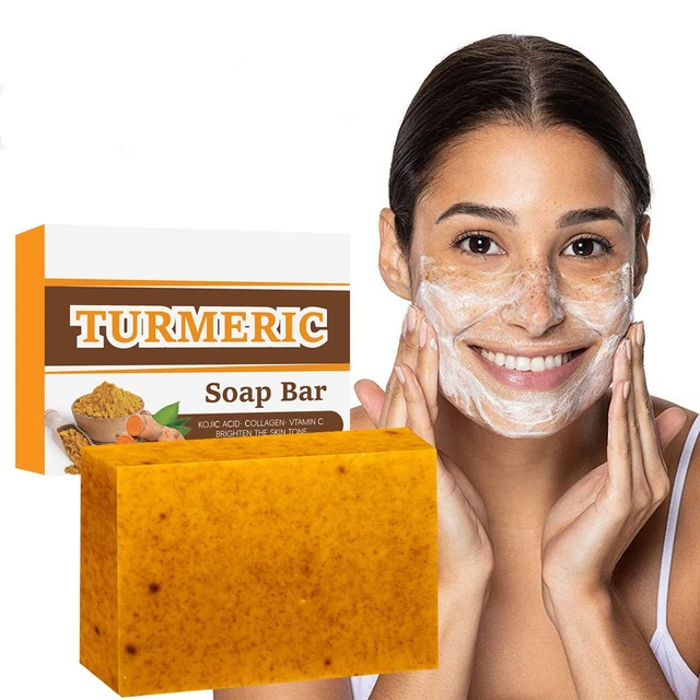 Savon Curcuma & Acide Kojic - Éclaircissant Anti-taches & Acné - 2x135g - Totaal Beauty